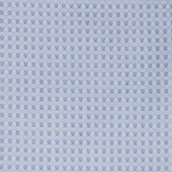 NEW F/X FUSION men's mini jacquard sport shirt in blue